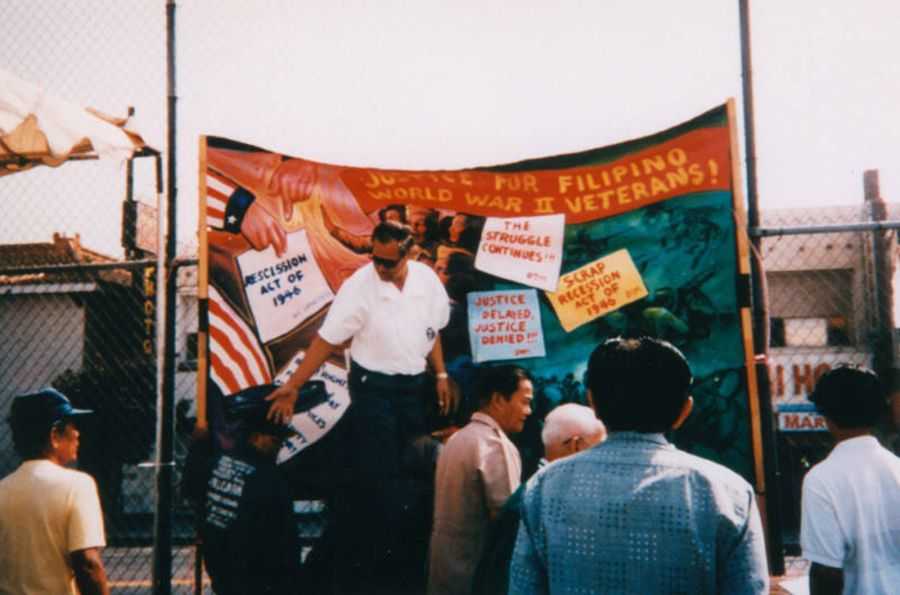 Veteran's protest in LA